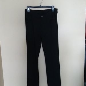 Anne Klein black wool blend trouser, size 6